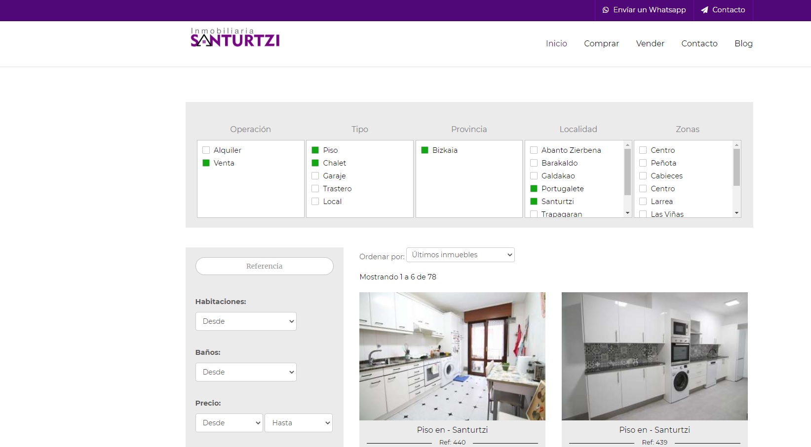 Factores para comprar piso en la Txitxarra en Santurtzi